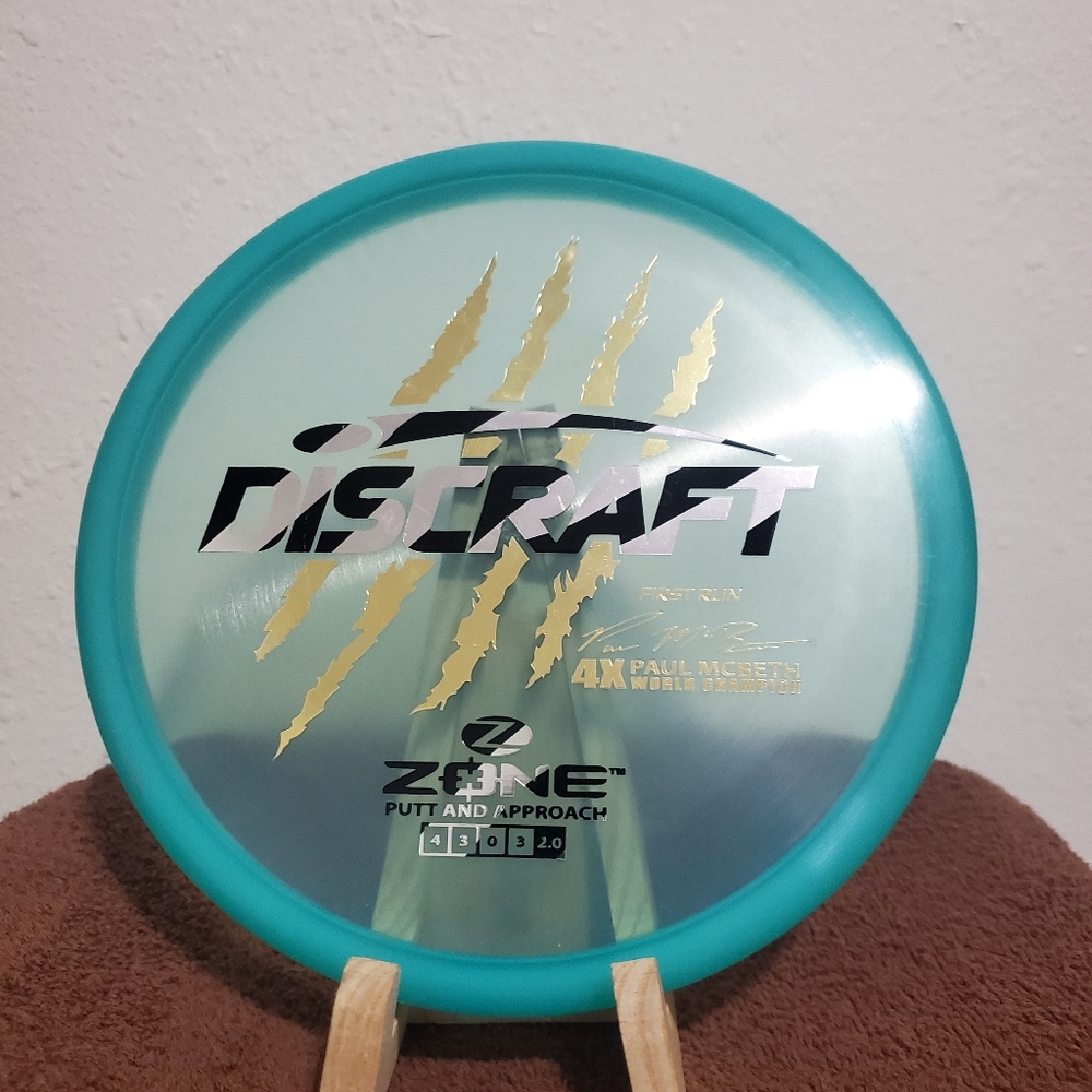 Discraft First-run 4-time Paul McBeth World Champion Zone